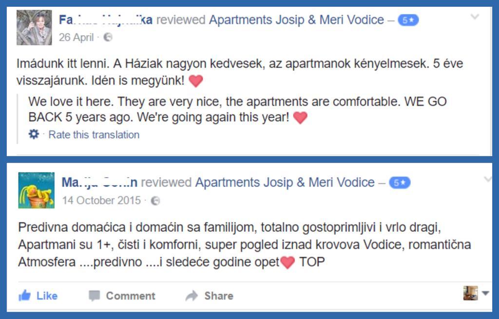 Apartments Meri 보디체 외부 사진